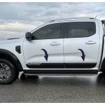 Ranger Raptor T9 uyumlu Kapı Kaplaması (Gövde Kaplaması) 2022+